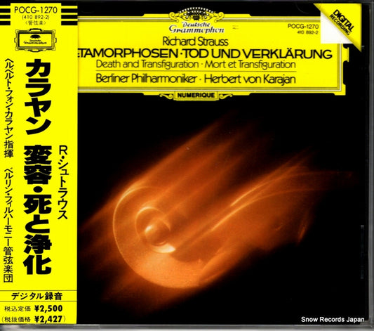 KARAJAN, HERBERT VON r.strauss; metamorphosen / tod und verklarung POCG-1270