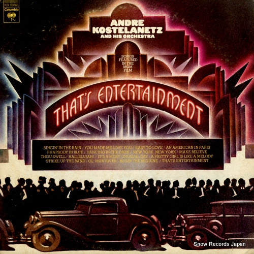 KOSTELANETZ, ANDRE songs featured in the mgm film that's entertainment KG33065