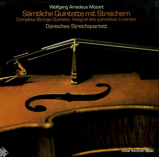 DANISCHES STREICHQUARTETT mozart; samtliche quintette mit streichern 6.35017