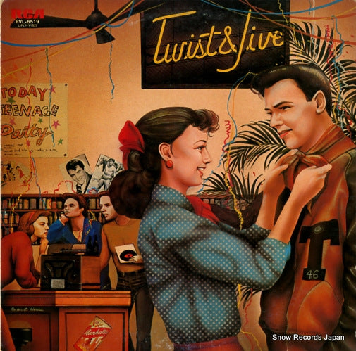 JOHNNY AND THE HURRICANES twist & jive RVL-6519