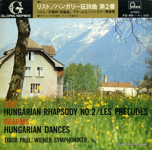 PAUL, TIBOR liszt; hungarian rhapsody no.2/les preludes FG-49