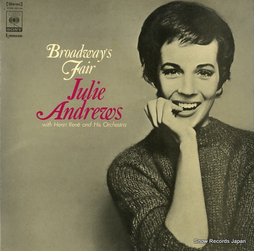 ANDREWS, JULIE broadway's fair julie SONX60154