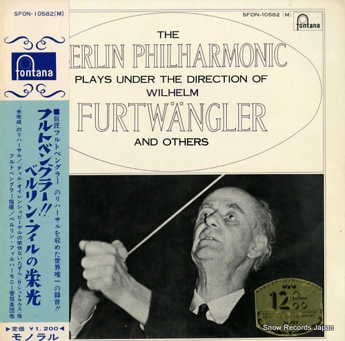 FURTWANGLER, WILHELM the berlin philharmonic plays under the direction of wilhelm furtwangler and others SFON-10582(M)