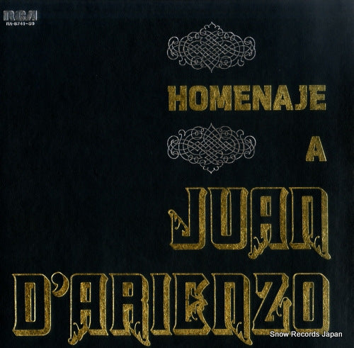 D'ARIENZO, JUAN homenaje a juan d'arienzo RA-5741