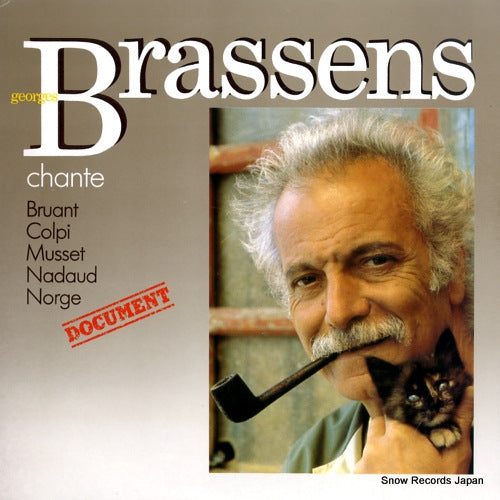 BRASSENS, GEORGES chante bruant colpi musset nadaud norge (document) 822257-1