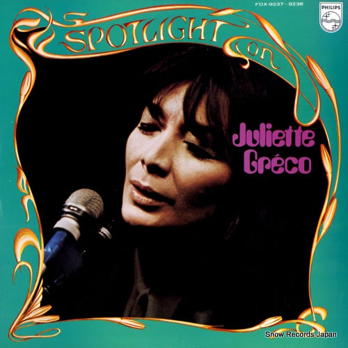 GRECO, JULIETTE spotlight on juliette greco FDX-9237