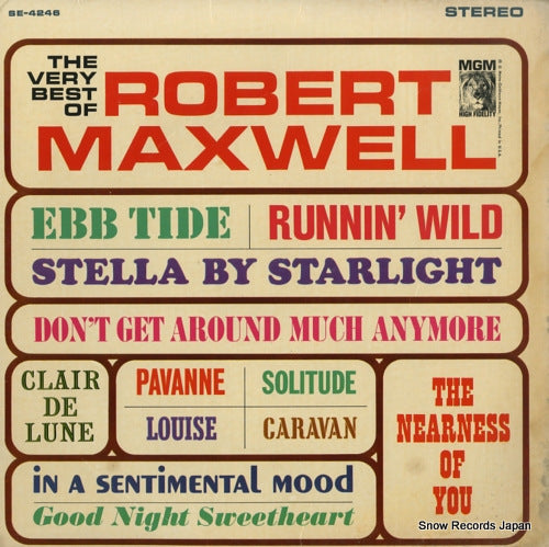 MAXWELL, ROBERT the very best of robert maxwell SE-4246