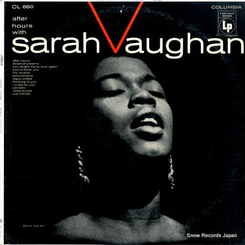 VAUGHAN, SARAH after hours with sarah vaughan CL660