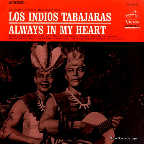 LOS INDIOS TABAJARAS always in my heart SHP-5349