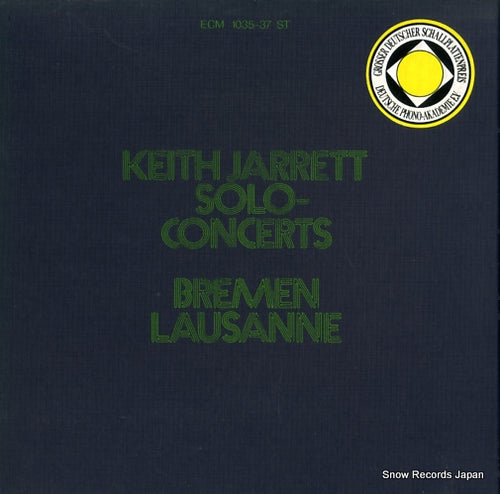 JARRETT, KEITH solo - concerts ECM1035-37ST