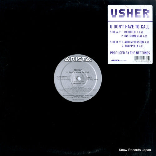 USHER u don't have to call 07822-15060-1