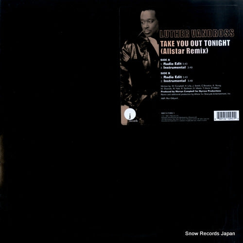 VANDROSS, LUTHER take you out tonight (allstar remix) 80813-21095-1