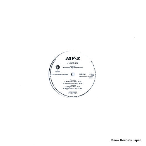 JAY-Z a dream JZ2003