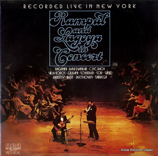 RAMPAL, JEAN-PIERRE / ALEXANDRE LAGOYA rampal and lagoya in concert RVC-7581