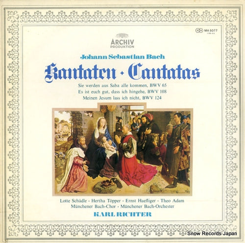RICHTER, KARL bach; kantaten MA5077