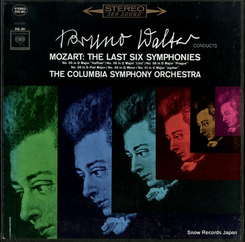 WALTER, BRUNO mozart; the last six symphonies D3S691