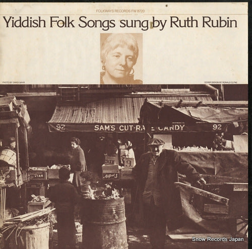 RUBIN, RUTH yiddish folk songs sung by ruth rubin FW8720