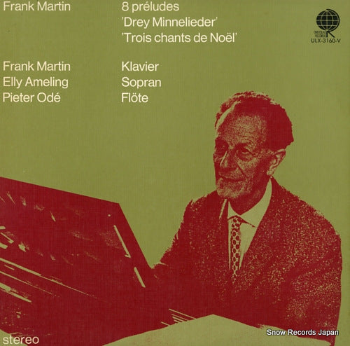 MARTIN, FRANK 8 preludes for the piano ULX-3160-V