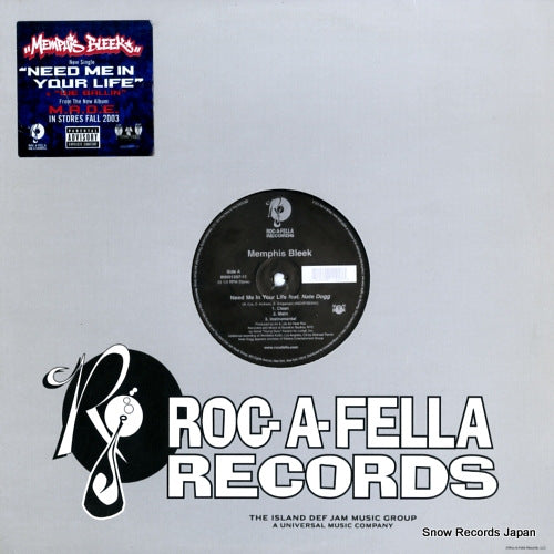 BLEEK, MEMPHIS need me in your life B0001297-11