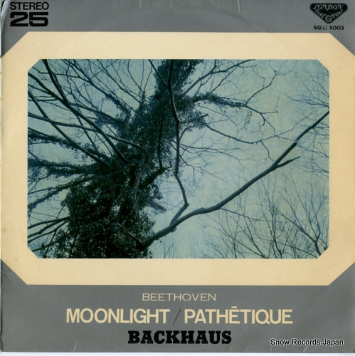 BACKHAUS, WILHELM beethoven; moonlight/pathetique SG(L)5003