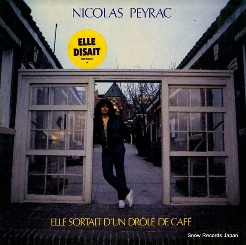 PEYRAC, NICOLAS elle sortait d'un drole de cafe CBS85657