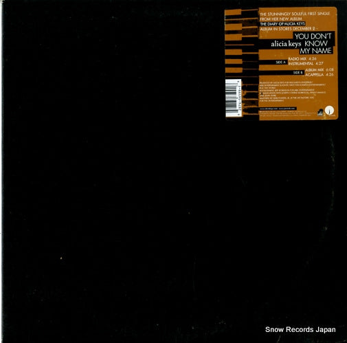 KEYS, ALICIA you don't know my name 8287656599-1