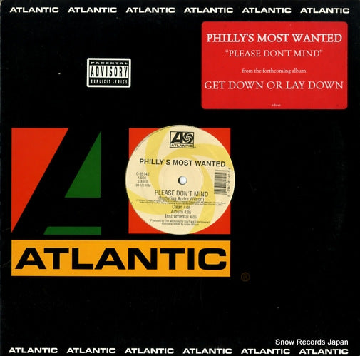 PHILLY'S MOST WANTED please don't mind/get down or lay down 0-85142