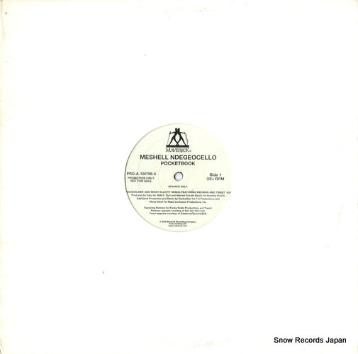 NDEGEOCELLO, MESHELL pocketbook PRO-A-100798-A