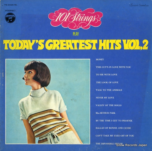 101 STRINGS today's greatest hits vol.2 YS-2065-ML