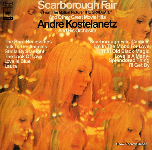 KOSTELANETZ, ANDRE scarborough fair and other great movie hits SONP50010