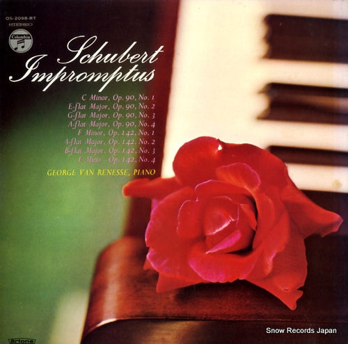 RENESSE, GEORGE VAN shubert; impromptus OS-2098-RT