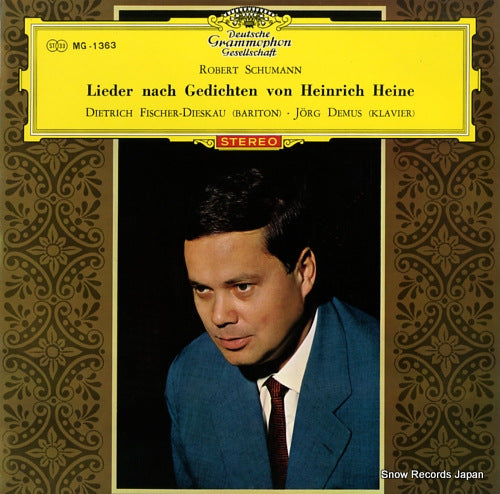 FISCHER-DIESKAU, DIETRICH / JORG DEMUS schumann; lieder nach gedichten von heinrich heine MG-1363