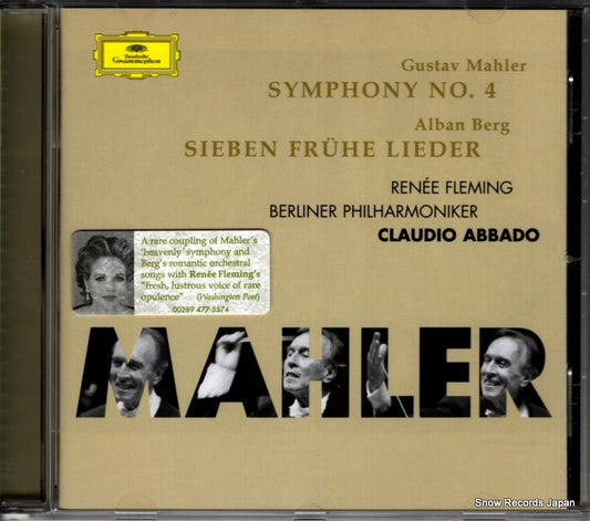 ABBADO, CLAUDIO mahler; symphony no.4 002894775574