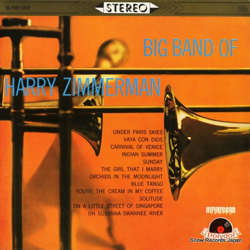 ZIMMERMAN, HARRY big band of harry zimmerman SLPM-1062