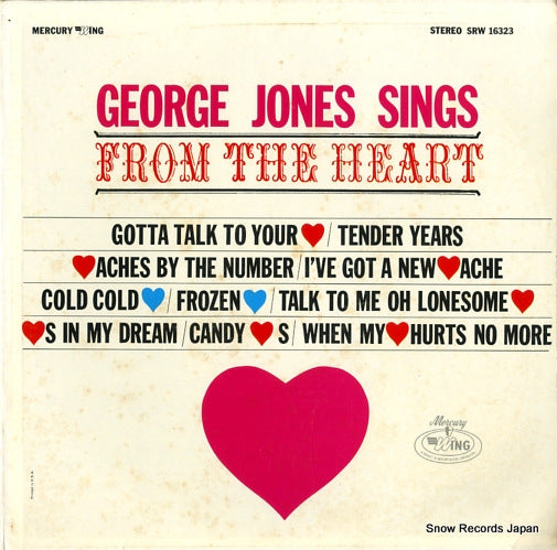 JONES, GEORGE sings from the heart SRW16323