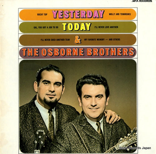 OSBORNE BROTHERS, THE yesterday, today & the osborne brothers MCA-119