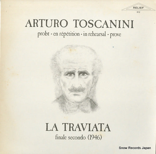 TOSCANINI, ARTURO la traviata RL812