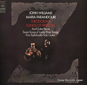 WILLIAMS, JOHN AND MARIA FRANDOURI theodorakis; songs of freedom SOCO73