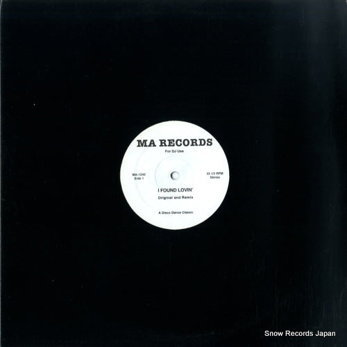 FATBACK BAND, THE / TEENA MARIE i found lovin' / i need your lovin' / goin' to see my baby MA-1242