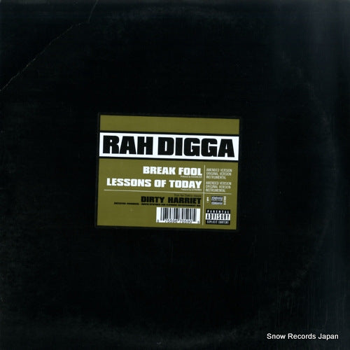 RAH DIGGA break fool / lessons of today 0-67059