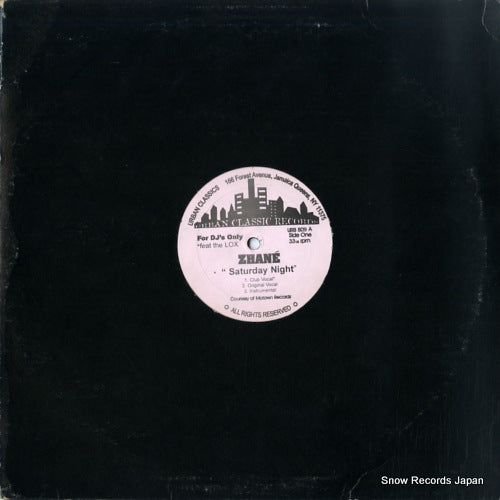ZHANE saturday night / shame URB809