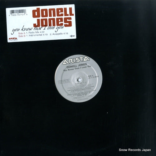 JONES, DONELL you know that i love you 07822-15112-1