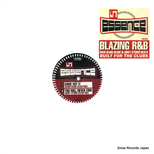 IN ESSENCE come wit it / you will never find BDR-2000