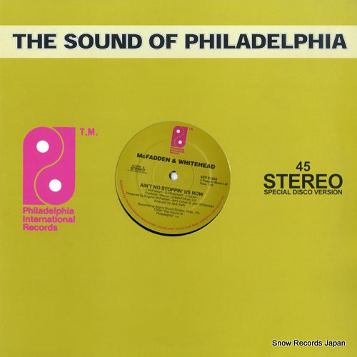 MCFADDEN AND WHITEHEAD / THE JONES GIRLS ain't no stoppin' us now / you can't have my love 4ZP81260