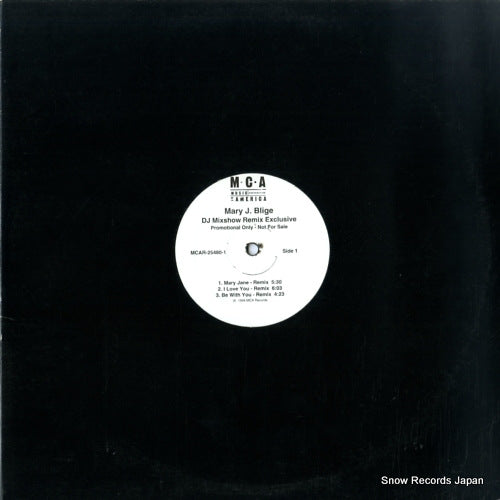 BLIGE, MARY J. dj mixshow remix exclusive MCAR-25480-1