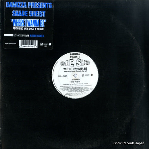 SHEIST, SHADE where i wanna be 35055-0