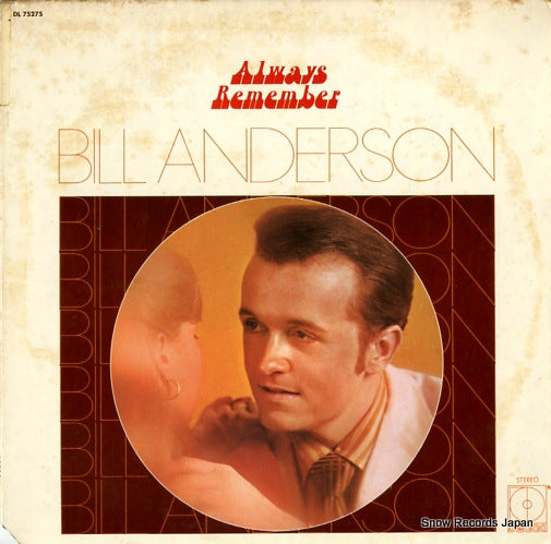 ANDERSON, BILL always remember DL75275