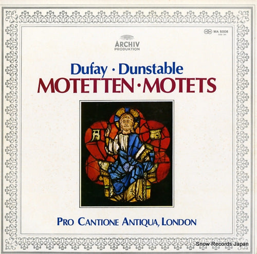 TURNER, BRUNO dufay dunstable motetten motets MA5006