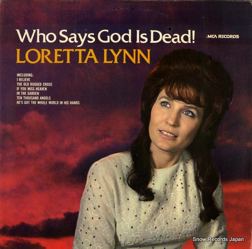 LYNN, LORETTA who says god is dead? MCA-7