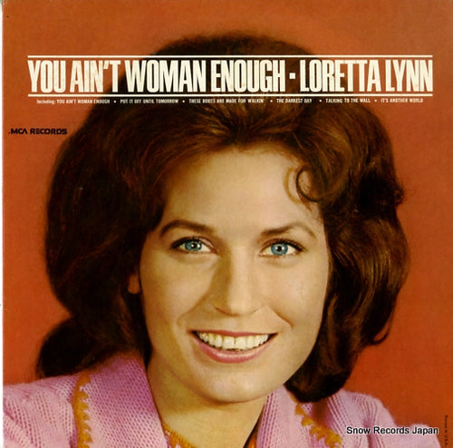 LYNN, LORETTA you ain't woman enough MCA-6